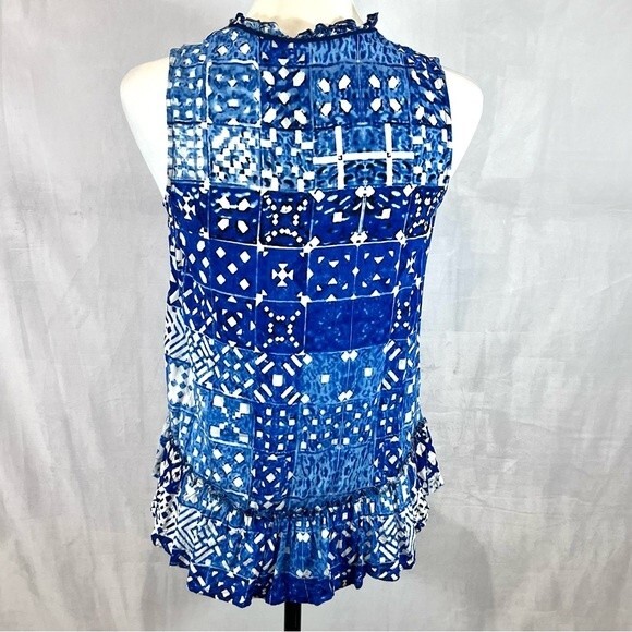 Anthropologie Plenty by Tracy Reese boho peasant top size XS - Picture 8 of 10